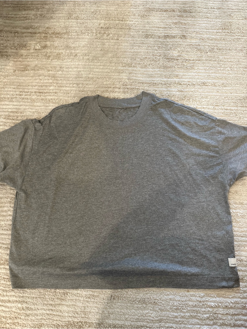 Vuori Women's Gray Athletic Tee